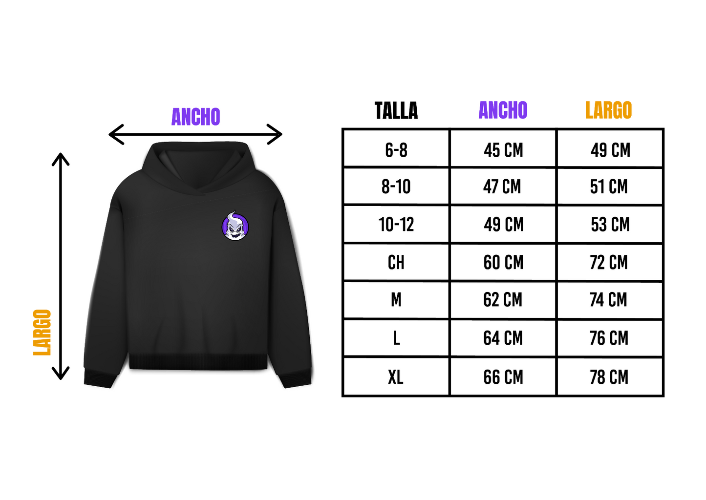 Hoodie Club Misterio NEGRA