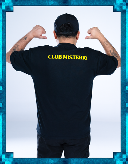 Playera Club Misterio Negra